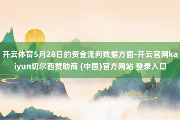 开云体育5月28日的资金流向数据方面-开云官网kaiyun切尔西赞助商 (中国)官方网站 登录入口