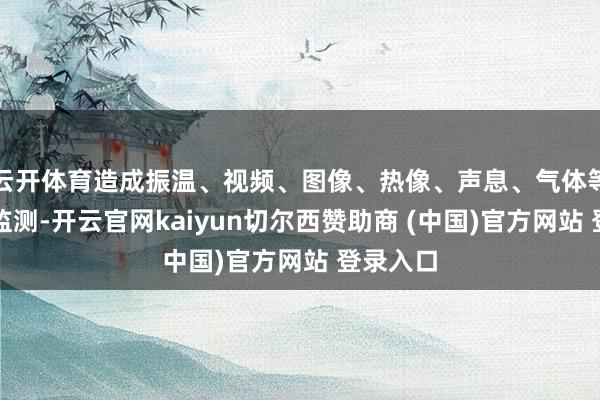 云开体育造成振温、视频、图像、热像、声息、气体等多元化监测-开云官网kaiyun切尔西赞助商 (中国)官方网站 登录入口