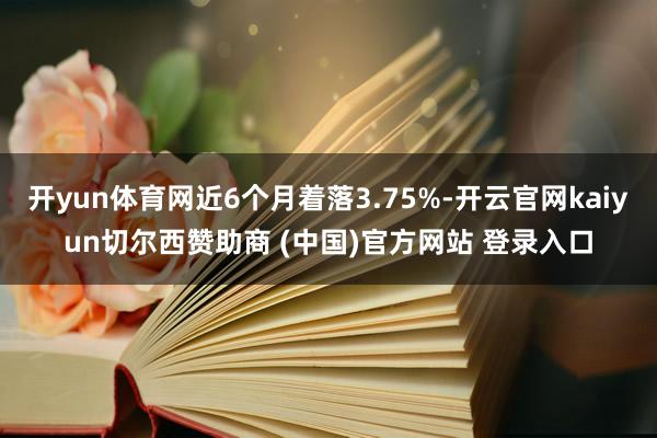 开yun体育网近6个月着落3.75%-开云官网kaiyun切尔西赞助商 (中国)官方网站 登录入口
