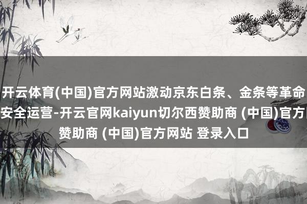 开云体育(中国)官方网站激动京东白条、金条等革命产物的研发与安全运营-开云官网kaiyun切尔西赞助商 (中国)官方网站 登录入口