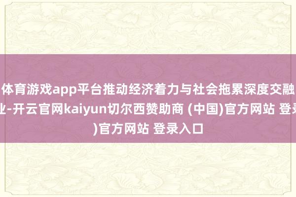 体育游戏app平台推动经济着力与社会拖累深度交融的企业-开云官网kaiyun切尔西赞助商 (中国)官方网站 登录入口